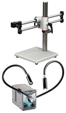 Fiber-Lite® LMI-6000 LED Fiber Optic Illuminator and OSI Dual Ball Bearing Boom Stand